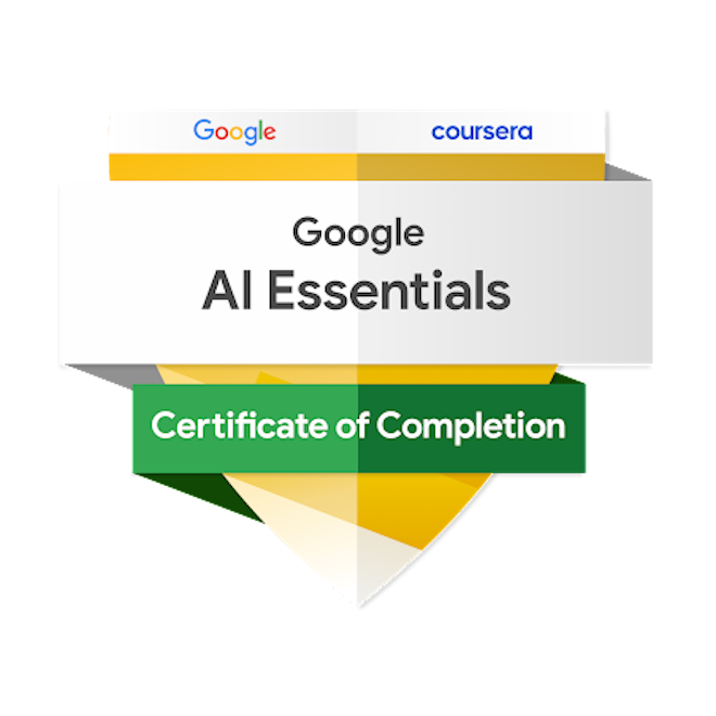 Google AI Essentialsのロゴ・バッジ