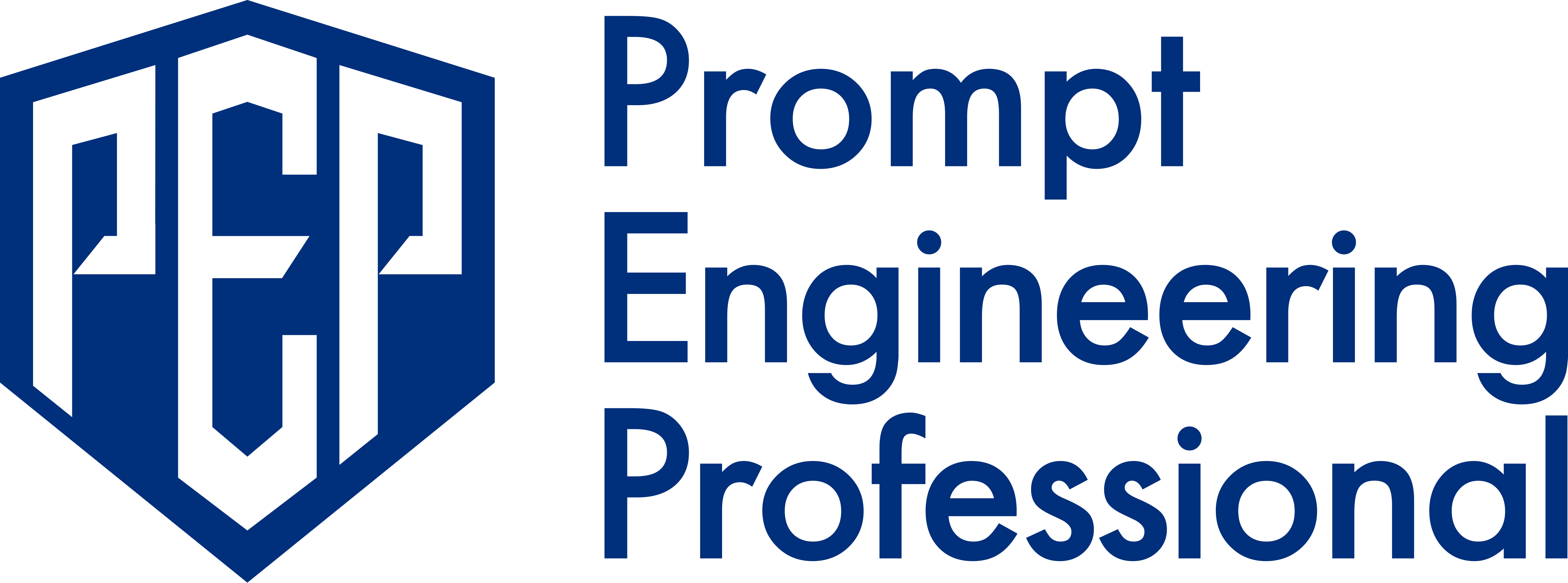 Prompt Engineering Professionalのロゴ・バッジ